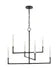 Camille Aged Iron Chandelier